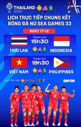 giao diện app chung kết bóng đá nam hôm nay