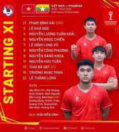 giao diện app đá bóng u19 việt nam