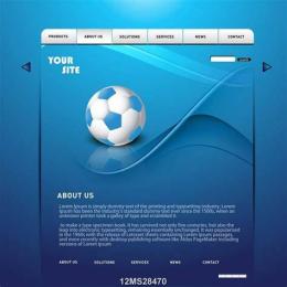 giao diện app đá bóng vector
