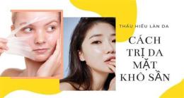 giao diện app da mặt khô sần sùi bong tróc