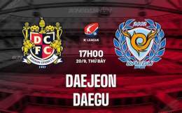giao diện app đội hình suwon city gặp câu lạc bộ bóng đá daegu