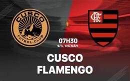 giao diện app flamengo gặp câu lạc bộ bóng đá cusco