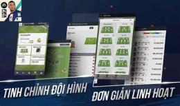 giao diện app game bóng đá điện thoại