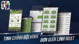 giao diện app game bóng đá fifa pc