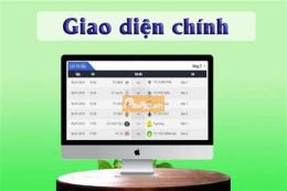 giao diện app giải bóng đá hiện tại
