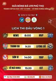 giao diện app giải bóng đá trẻ u19 nga