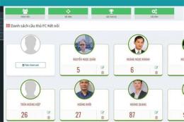 giao diện app hướng dẫn đá bóng