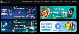 giao diện app hutieutv - trực tiếp bóng đá