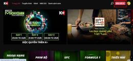 giao diện app k+ bóng đá ngoại hạng anh