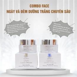 giao diện app kem dưỡng trắng da mặt căng bóng