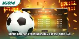giao diện app kèo rung bóng đá
