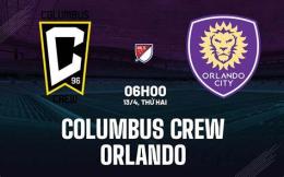 giao diện app kết quả bóng đá columbus crew
