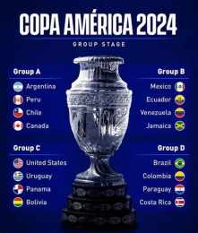 giao diện app kết quả bóng đá copa america