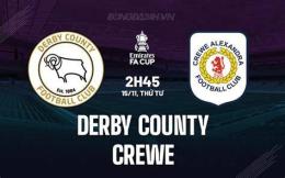 giao diện app kết quả bóng đá derby county