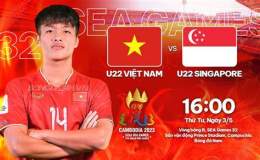 giao diện app kết quả bóng đá nam u22