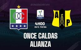 giao diện app kết quả bóng đá once caldas