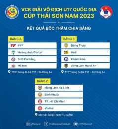 giao diện app kết quả bóng đá u17 quốc gia