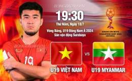 giao diện app kết quả bóng đá u19 việt nam u19 myanmar