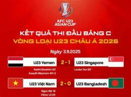 giao diện app kết quả bóng đá u23 tối qua