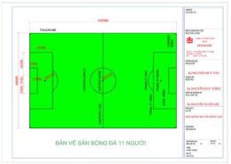 giao diện app kích thước sân vận động bóng đá