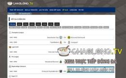 giao diện app kq bóng đá live