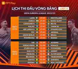 giao diện app lịch bóng đá arsenal hôm nay