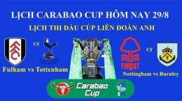 giao diện app lịch bóng đá carabao cup