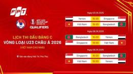 giao diện app lịch bóng đá u23 việt