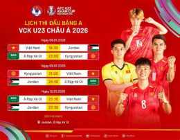 giao diện app lịch bóng đá việt nam u23 2026