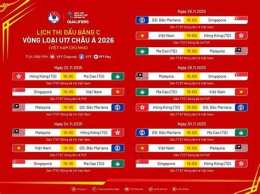 giao diện app lịch thi đấu bóng đá u17 vòng loại châu á