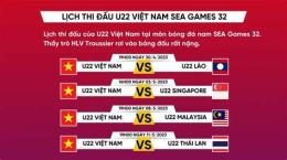 giao diện app lịch thi đấu bóng đá u22 việt nam sea games