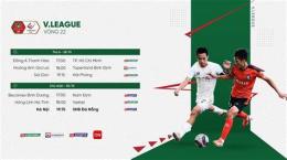 giao diện app lịch tường thuật bóng đá v-league