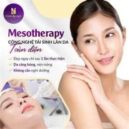 giao diện app liệu trình mesotherapy trẻ hóa căng bóng da