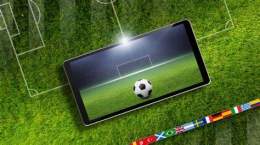 giao diện app mê bóng đá