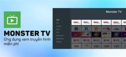 giao diện app monster tv xem bóng đá