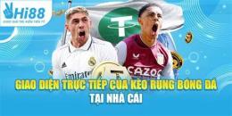 giao diện app nha keo cai truc tiep bong da