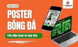 giao diện app poster bong da