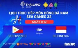 giao diện app seagame 28 bóng đá nam