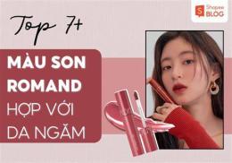 giao diện app son bóng romand cho da ngăm