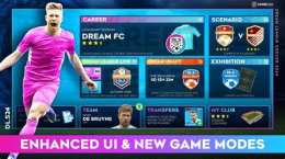 giao diện app tải game đá bóng dream league soccer 2019