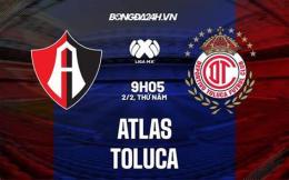 giao diện app thứ hạng của câu lạc bộ bóng đá atlas gặp toluca