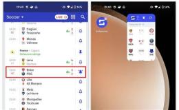 giao diện app tỉ số bóng đá pháp hôm nay