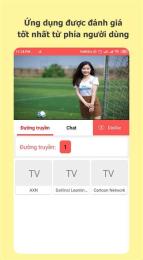 giao diện app tivi truc tiep bong da