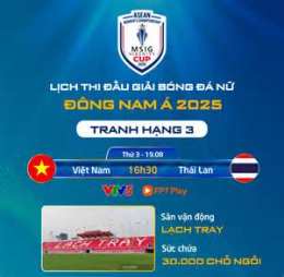giao diện app tranh hạng 3 bóng đá nữ