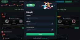 giao diện app truc tiep bong da mien phi