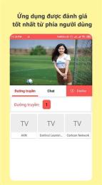 giao diện app truc tiep bong da tivi