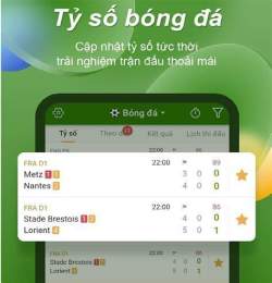 giao diện app tyle bong da wap