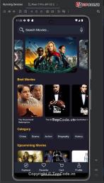 giao diện app xem dá bong