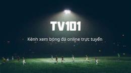 giao diện app xem tivi 101 bóng đá