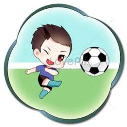 hình ảnh đá bóng hoạt hình